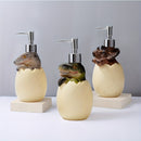 1 Piezas, Dispensador De Jabón Con Diseño De Dinosaurio 3D, Botella Desinfectante De Manos Creativa De Caricatura Con Bomba, Dispensador De Jabón Para Encimera De Baño, Botella Vacía Recargable Para Jabón De Manos, Accesorios De Baño
