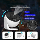 Proyector Planetario de 13 Piezas con Puerto USB, Rotación 360° y Temporizador de 1/2 Horas - Luz Nocturna Moderna con Efecto Aurora y Controles Simples de 3 Botones para Constelaciones y Planetas, Regalo Perfecto para Adolescentes y Adultos