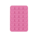 1pc Soporte para Teléfono con Ventosa de Silicona - Adhesivo Doble Cara con Mayor Succión, Parachoques Rosa Vibrante para Selfies/Vídeos Manos Libres, Compatible con Todos los Smartphones, Regalo Ideal, Agarre Divertido, Accesorio para Grabación de Vídeo