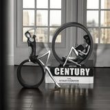 Estatua de mujer sabia y niña leyendo, escultura de figura de arte, decoración del hogar para sala de estar, dormitorio, estantería de libros, gabinete de TV, escritorio, adorno de mesa, regalo del Día de San Valentín