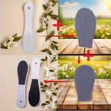 Lijadora de pies para pedicura con mango de plástico, reemplazable, higiénica, segura y asequible para uso en salones, spas y hogares. Diseño ergonómico antideslizante, no necesita batería, herramientas para pedicura, cuidado de pies en salones, herramie