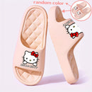 Zapatillas Hello Kitty con Lazo Lindo, Estilo Pareja para Mujer, Sandalias de Baño y Playa Unisex, Cómodas y Ligueras en Material EVA, Disponibles en Rosa/Blanco/