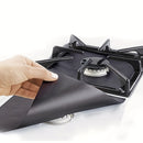 8 piezas de protectores de quemadores de estufa premium, 0,1 mm de grosor, reutilizables, seguros y duraderos, a prueba de aceite, fáciles de limpiar.