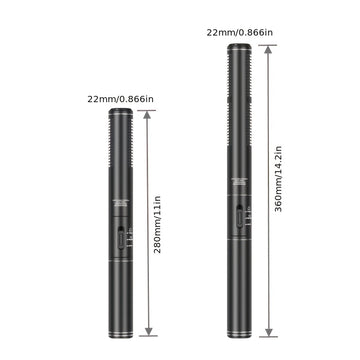 Micrófono de Condensador de Alta Calidad, Microfono de Condensador Profesional de Grado - Audio de Alta Calidad, Soporte de Metal, Cubierta de Espuma a Prueba de Viento, Compatible con Teléfonos Móviles, Cámaras, Cámaras DSLR Digitales, DV - Ideal para E