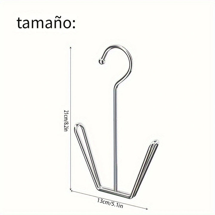 2/3pcs Zapatera de Acero Inoxidable, Colgador de Zapatos, Secador de Zapatos, Gancho de Almacenamiento de Zapatos Metálico, Estantes de Secado