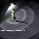 9 lámparas solares LED COB con 3 modos de iluminación y control remoto, IP44, lámpara de seguridad con sensor de movimiento para exteriores, iluminación de senderos de jardín para decoración navideña, cargada por energía solar, sin cableado, 0 facturas d