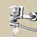 Válvula de ángulo de tres vías con una entrada y dos salidas, válvula de salida doble para el hogar con interruptor, distribuidor de ducha, válvula distribuidora de cabezal de ducha, diámetro de 20 mm, 3 vías, sistema de ducha universal de reemplazo, ada