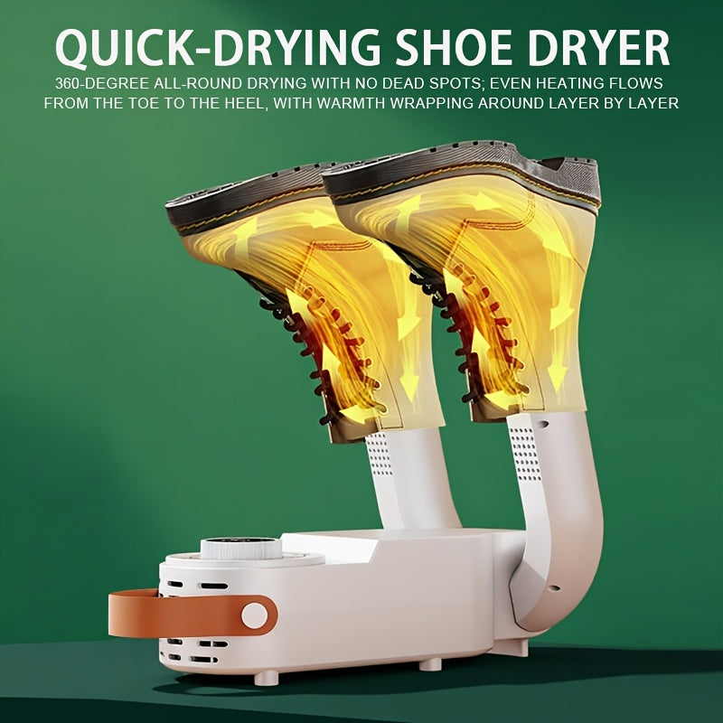 Secador Portátil de Zapatos y Zapatillas - Tecnología de Secado Rápido, Diseño Compacto para Calzados, Calcetines (110V), Ideal para Gimnasio, Viajes y Hogar - Prevén Crecimiento Bacteriano y Moho, Esencial para el Gimnasio, Electrodoméstico Moderno, Rej