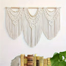 Tapiz bohemio con borlas grandes, decoración tejida a mano elegante para el hogar, dormitorio, sala de estar, bodas, fiestas de Halloween y Navidad