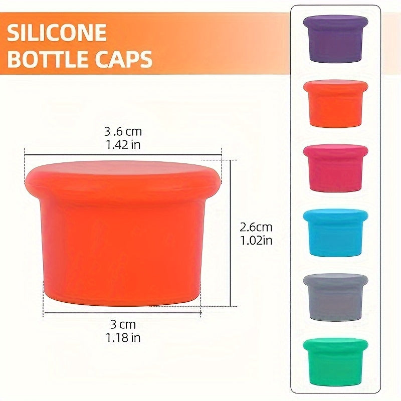 Tapones de botellas de vino de silicona reutilizables - Perfectos para Navidad, Halloween, Pascua, Acción de Gracias y el Día de San Valentín - Mantenga su vino fresco