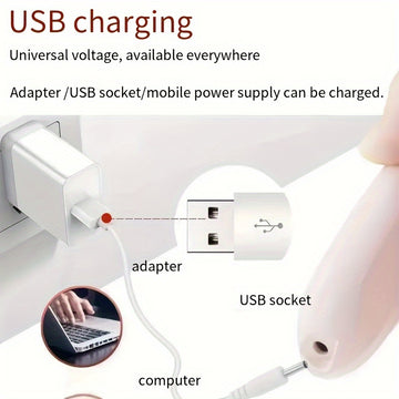 Kit de cuidado eléctrico para pies recargable. Elimina la piel seca y deja los pies más suaves. Un regalo ideal para el cuidado de los pies y eliminación de callosidades