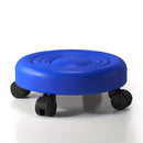 1 Pieza, Taburete Bajo Para Sentarse, Taburete Pequeño Con Ruedas, Silla Giratoria De 360 ° Para Adultos, Trabajo De Limpieza, Taburete Bajo Al Suelo Con Almohadilla Suave Y Ruedas Giratorias