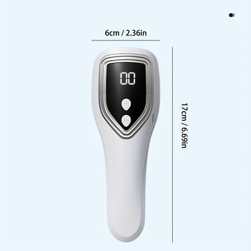Linterna Portátil para Uñas con Temporizador LCD - Modo Doble 60s/90s, Secador de Gel LED con Carga Rápida USB, Compatible con Todos los Esmaltes y Diseños de Arte en Uñas, Estilo Compacto, Construcción Duradera, Plástico de Alta Calidad, Ideal para Mani