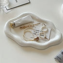 1 pieza de bandeja elegante de joyería de resina con diseño floral - Ideal para relojes, anillos y pulseras, regalo perfecto para cumpleaños, fiestas y aniversarios, caja de regalo de joyería