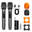1pc JYX Micrófono Dinámico Inalámbrico Portátil con receptor de carga, con conector de 6,35 mm, alimentado por batería, para karaoke, canto, fiestas, conferencias, bodas, transmisión en vivo, videoconferencia - Material ABS, requiere baterías AA (U190)