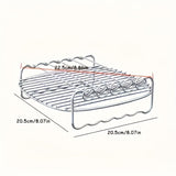 Rejilla Versátil de Acero Inoxidable para Freidora de Aire con Brochetas - Apilable, Parrilla Multiusos para Horno y Tostadora, Ideal para Asar, Cocinar al Vapor y Pan - Accesorio de Doble Capa