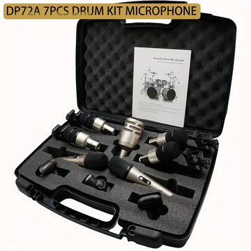 Micrófono Profesional para Batería, Micrófono de Batería Serie Profesional: Captador de Rendimiento para Instrumento de Batería de Percusión