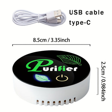 ¡Adiós a los malos olores! Mini desodorizador electrónico | Silencioso, ligero, sin secado | Gadget para viajes en casa | Alimentado por USB/batería seca | Crea un espacio fresco y cómodo en casa para ti! Fácil de operar, herramienta esencial para la fre