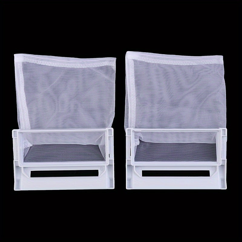 2 Piezas de Bolsas Filtros para Lavadora - Recolector de Agua No Eléctrico con Marco Desmontable, Malla Duradera para Prevenir Residuos y Pelusas, Compatible con la Mayoría de Lavadoras Estándar, Accesorio para Lavadora, Diseño Funcional, Malla de Alta C