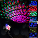 Lámpara De Iluminación De Escenario De Fiesta Con Control De Sonido, Lámpara De Atmósfera Podrida, Lámpara De Proyección De Ritmo De Música Para El Hogar Con USB, Lámpara De Bola Mágica LED Para Coche