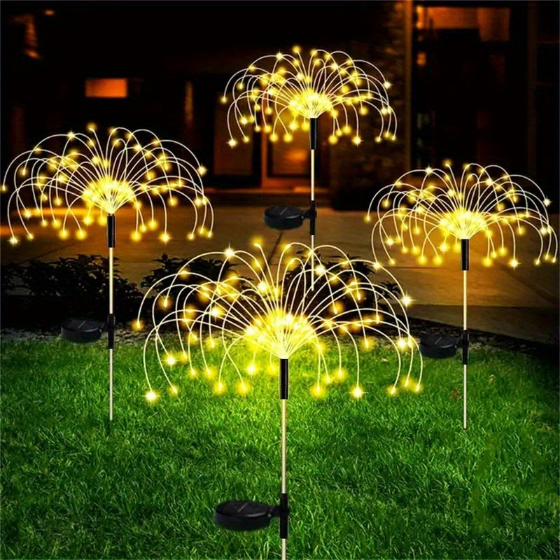 1pc Lámpara LED solar para exteriores, 8 modos, ≤36V, cobertura exterior, ideal para camping en RV, picnic, decoración de iluminación para fiestas