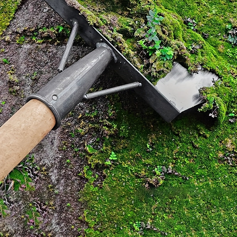 1pc Herramienta de Acero Inoxidable para Arrancar Malezas - Desmalezador Manual Multifuncional con Mango Ergonómico, Sin Necesidad de Electricidad para Jardín, Patio y Limpieza Exterior