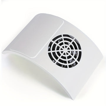 Limpieza de uñas con aspirador USB con 2 bolsas de polvo - Motor cepillado de 20000 RPM, mango ergonómico y área de limpieza ancha para la eliminación de polvo de uñas en el hogar, blanco y rosa brillante, limpiador de uñas, colector de polvo de escritor