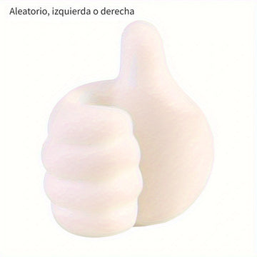 Gancho Adhesivo Creativo para Pulgar sin Rastro, Gancho Adhesivo Pequeño para Llaves, Hub de Almacenamiento de Cables de Datos, Ganchos de Utilidad