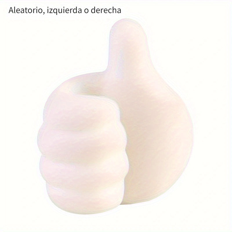Gancho Adhesivo Creativo para Pulgar sin Rastro, Gancho Adhesivo Pequeño para Llaves, Hub de Almacenamiento de Cables de Datos, Ganchos de Utilidad