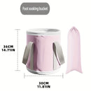 1pc Bañera de Pies Plegable Portátil - Profunda y Ancha para Pantorrillas, Calidez Aislada, Ideal para Uso en Casa y en Residencias, No Necesita Electricidad, Sin Perfume