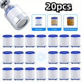 20pcs Filtro de Grifo, Elemento de Filtro de Grifo, Filtro Purificador de Agua para Ducha