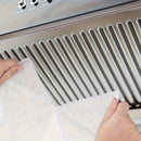 Filtro de cocina para desechos, papel absorbente de aceite, diseño negro elegante, accesorio de cocina fácil de usar, papel absorbente de aceite para cocina, accesorio de cocina moderno, artículo de cocina duradero