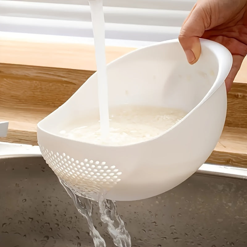 Colador de cocina multifuncional - Manual, no necesita electricidad, ideal para lavar arroz y verduras, perfecto para acampar y hacer senderismo, esenciales para acampar | Utensilios de cocina elegantes
