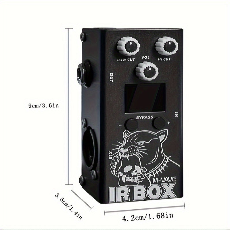 CAJA DE IR Guitarra Bajo Multiefectos 32 Opciones de Presets Disponibles Ajustes de Aplicación de Teléfono, Ecualizador de 9 Segmentos, Como Efector de Ecualizador Individual