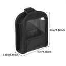 Mochila transmisora de guitarra negra - Correa ajustable, varias opciones de antenas, cierre de cremallera seguro para guitarra de bajo e instrumentos, equipo de músico, diseño elegante, construcción duradera