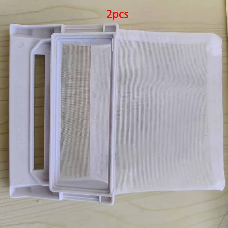 2 Piezas de Bolsas Filtros para Lavadora - Recolector de Agua No Eléctrico con Marco Desmontable, Malla Duradera para Prevenir Residuos y Pelusas, Compatible con la Mayoría de Lavadoras Estándar, Accesorio para Lavadora, Diseño Funcional, Malla de Alta C