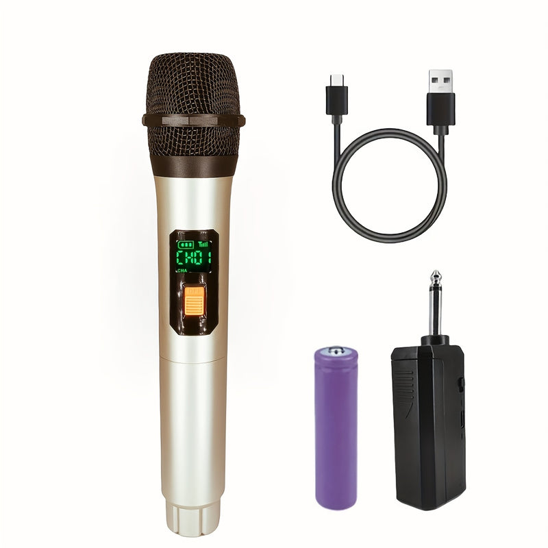 Micrófono inalámbrico Golden Drag One Two, ideal para interiores y exteriores, reuniones familiares, discursos, KTV, canto con excelente sonido