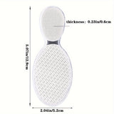 Nano Vidrio Limas Para Pies, Raspador De Doble Cara Para Pies, Escobilla Para Tacones, Removedor De Callos, Exfoliante, Cuidado De Pedicura, Herramienta De Limas Para Pies, Accesorios