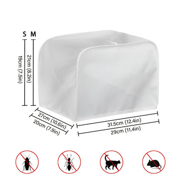 Tapa Protectora de Café para Tostadora, Máquina de Pan y Pequeños Electrodomésticos - Talla S