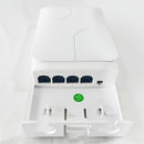 Extensor PoE de Alta Calidad para Exteriores 1 a 3, Repetidor PoE de 100Mbps con 2.54cm y 3 Salidas, Plug and Play, Funciona para Cámaras CCTV