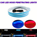 Luces LED para capó de auto, 12V 10W 180 cm/70.86 pulgadas, luces dinámicas decorativas para ambiente, actualiza tu vehículo