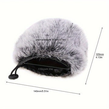 Pantalla de viento de micrófono profesional ePathChina - 1-Pack, Filtro de pop de micrófono de condensador universal, accesorio de reducción de ruido para podcasting, grabación y transmisión en vivo - Disponible en blanco, negro y gris