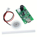 Kit DIY de Humidificador Mini USB con Atomizador y Placa de Circuito Controlador, Placa de Nebulización de Película en Spray Oscilante