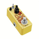 Pedal de compresor para guitarra eléctrica IOppWin - Alimentado por USB, efecto fotoeléctrico, 3 controles para nivel, sensibilidad y tono, diseño amarillo, ideal para presentaciones en vivo y grabación