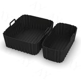 Revestimiento de Silicona para Freidora de Aire Tefal Ey901840, Tower T17099, Salter EK5729, Bandeja Reutilizable para Horno Lakeland, Bandeja de Silicona Antiadherente para Parrilla