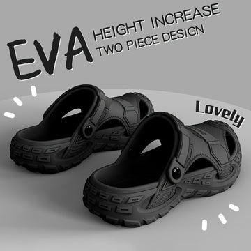 Zuecos de EVA de doble uso para hombre - Sandalias transpirables con agujeros de ventilación, suela antideslizante y diseño ligero para uso interior/exterior en verano, zapatillas de diario, sandalias casuales, ajuste cómodo