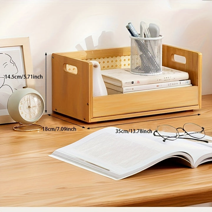 Un pequeño estante para libros para la sala de estar, un simple estante de mesa para libros, un estante de almacenamiento en el escritorio y un estante para libros para el escritorio de la ventana de la bahía.