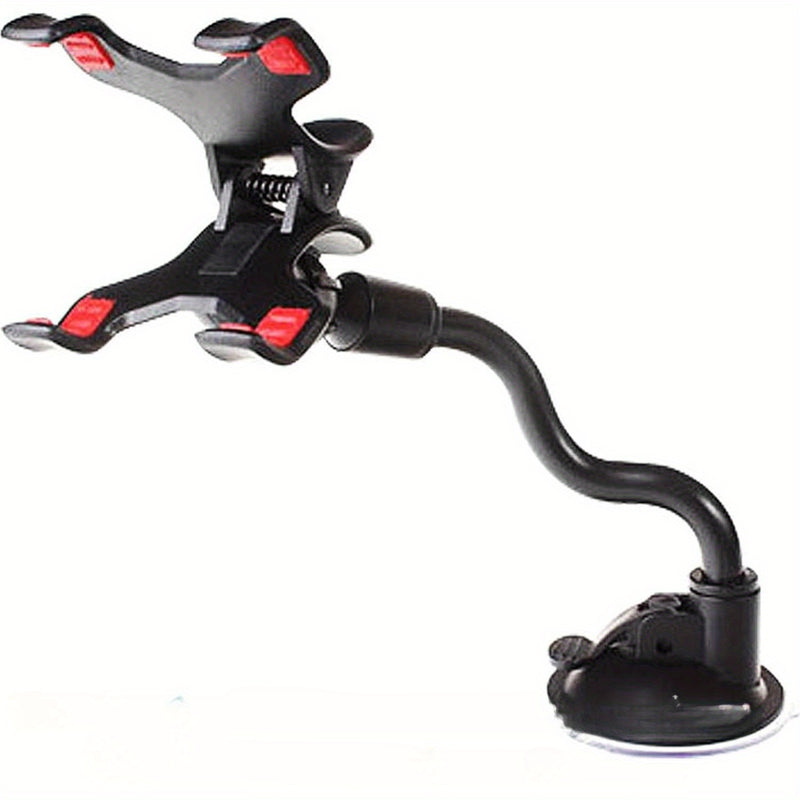 1 pieza, soporte de teléfono para guitarra giratorio de 360° con base de cuchara de succión fuerte - ABS negro, multiusos para actuaciones en vivo y video, ideal para la práctica de instrumentos y uso de escritorio, accesorio de guitarra | Soporte de tel