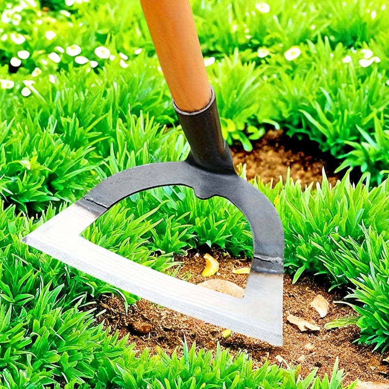 Pala de acero de alta resistencia - Herramienta agrícola para ahorrar trabajo en la eliminación de malezas y la descompactación del suelo, pala de jardín manual para la eficiente extracción de raíces y aéreo, herramientas de jardinería ergonómicas | Herr