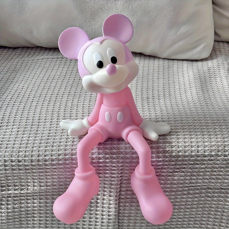 1 pieza de modelo de Mickey Mouse - Figurita coleccionable de PVC negro con detalles dorados, decoración para interiores y exteriores para el hogar, oficina, coche, cumpleaños, Navidad, regalos de Halloween, decoración del hogar